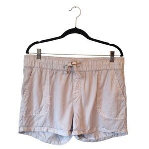 Tentree Women's Light Grey 100% Tencel Shorts Size L